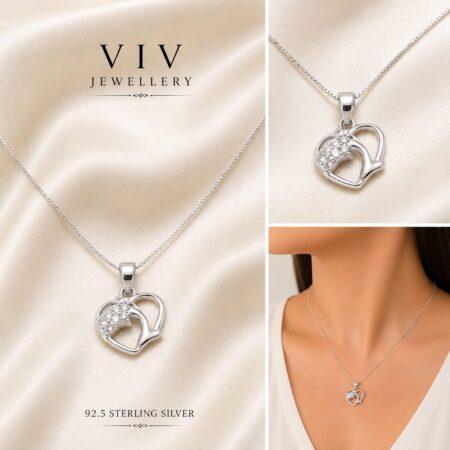 Double Heart Necklace