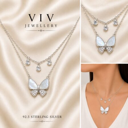 Butterfly Layered Necklace