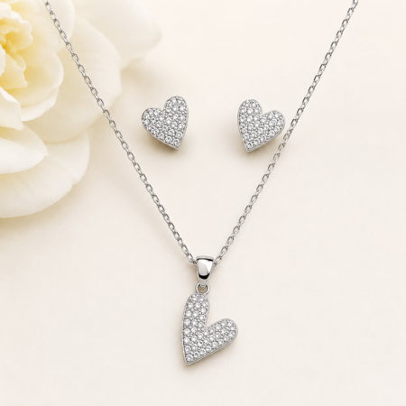 Sterling Silver Heart Necklace