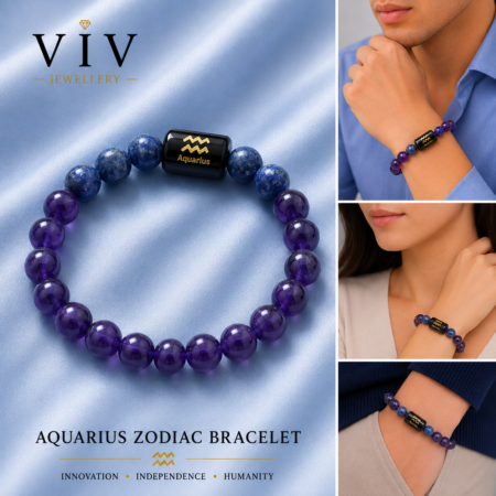 Aquarius Zodiac Bracelet